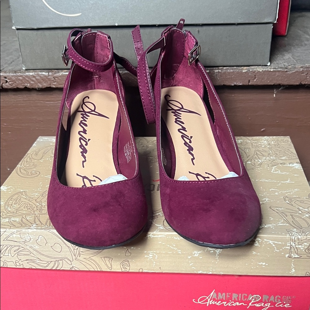 American Rag Women's Deep Red Heels